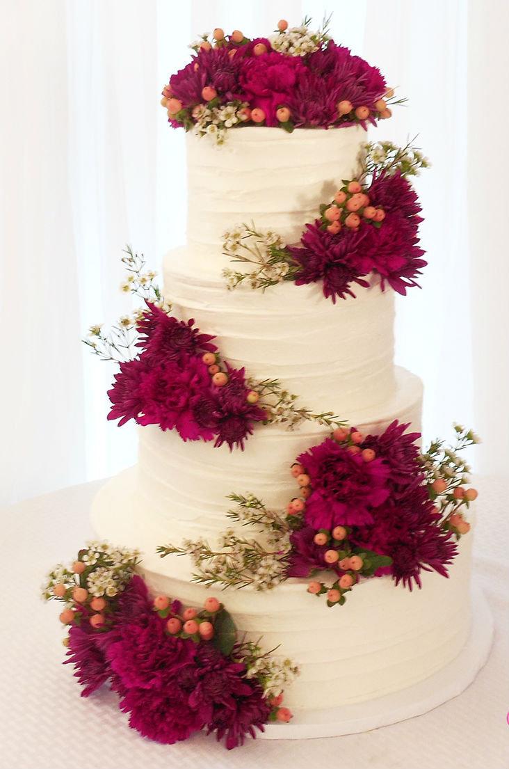 Свадьба - Dummy cake Wedding Fake Cake White Three Tier Stacked 12 Inch
