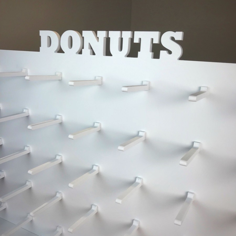 Mariage - Donut Wall Doughnut Wall White. Candy Cart. Various Sizes & Prices. Holds 9-126 Donuts