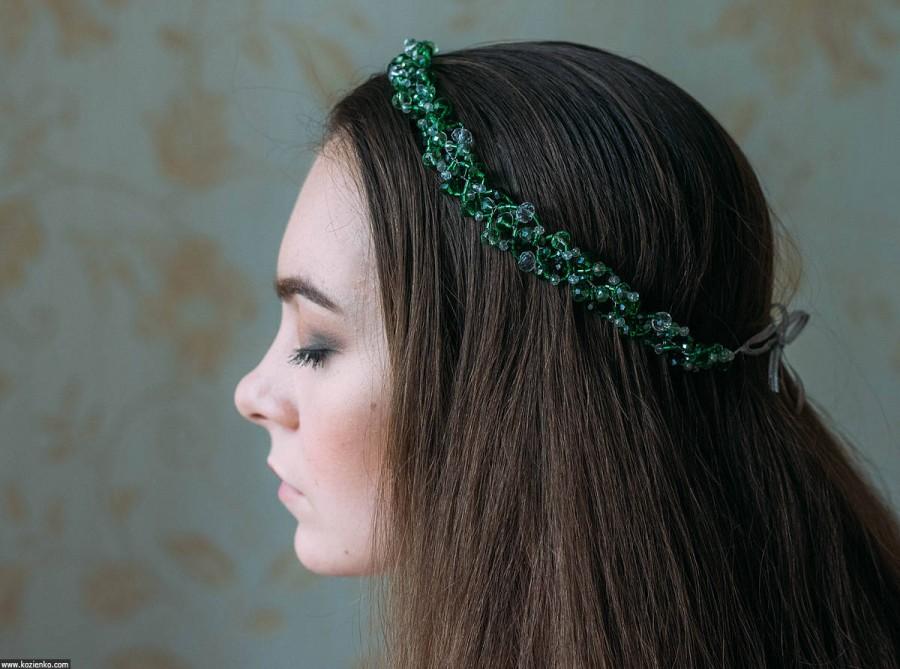 Mariage - Bridal Headpiece, Crystal Pearl Bridal Hair Piece 