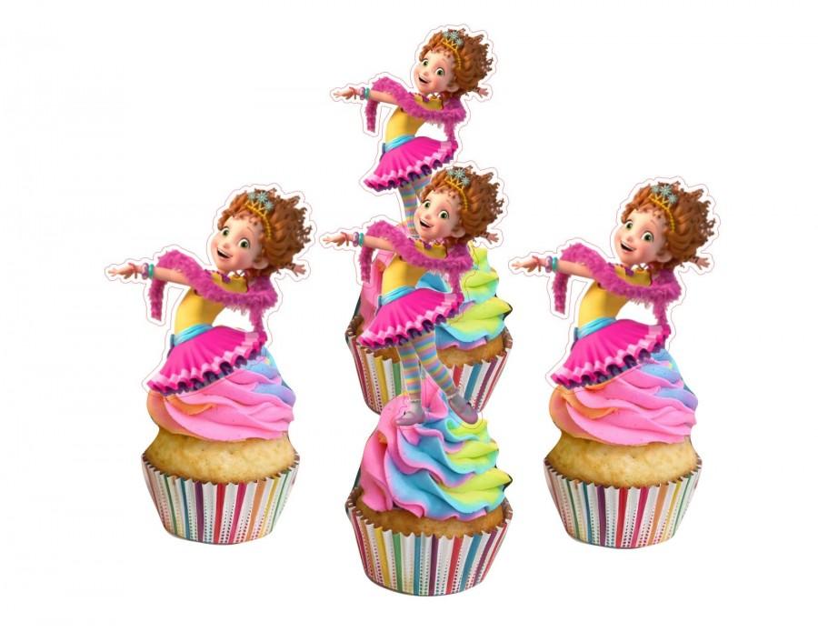 زفاف - Fancy Nancy cupcake toppers, cakepop toppers, cupcake decorations