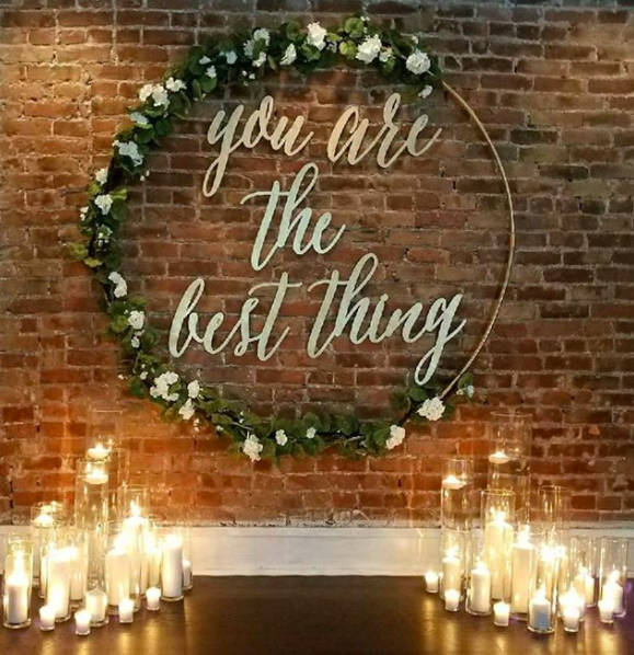زفاف - You are the best thing - Wedding & Party Decor - Hanging Sign