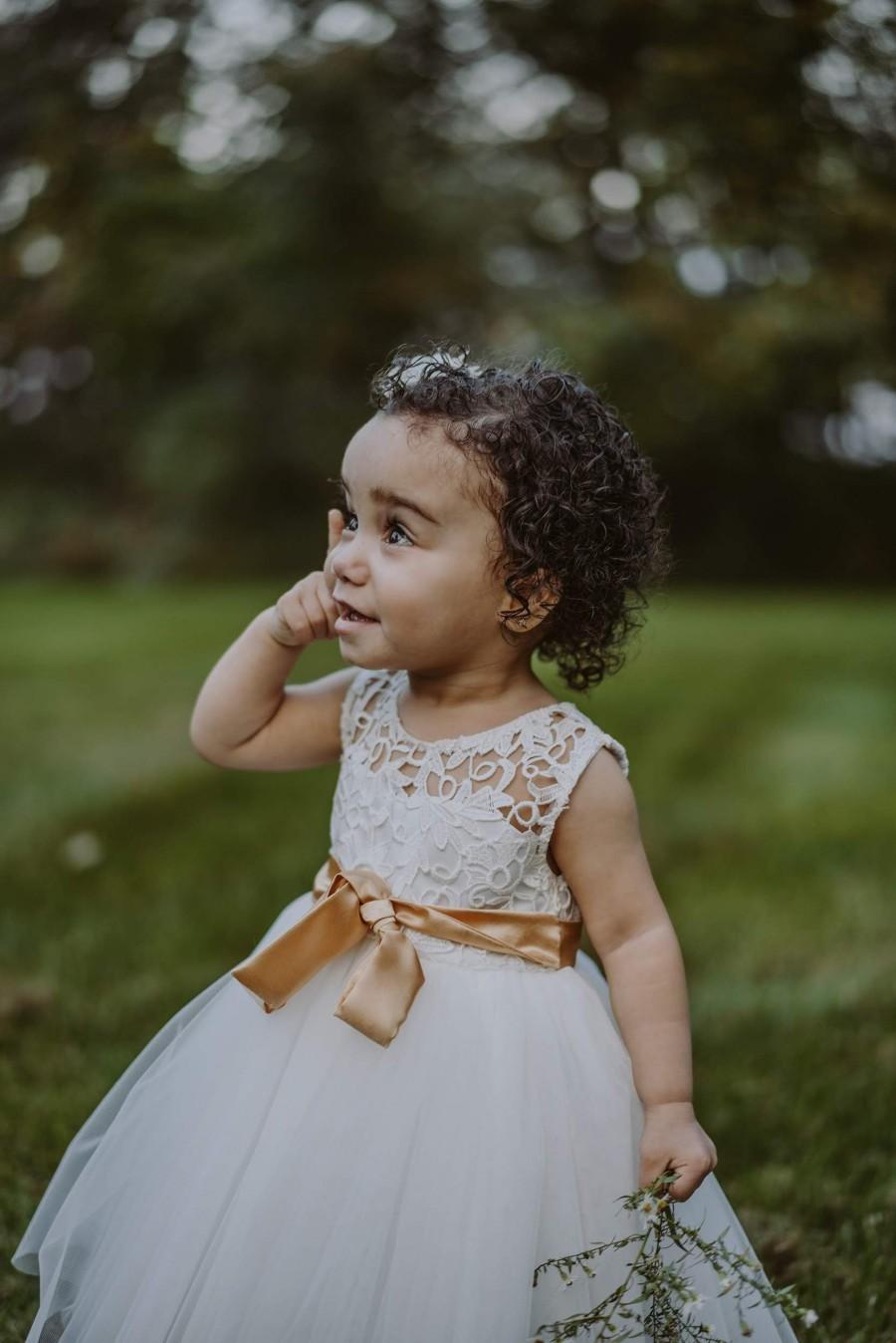 Hochzeit - Tutu Flower Girl Dress, Lace Flower Girl Dress, Lace Toddler Dress, Kids Dresses, Wedding Girl Dress, Junior Bridesmaid Dress, Tutu Dress