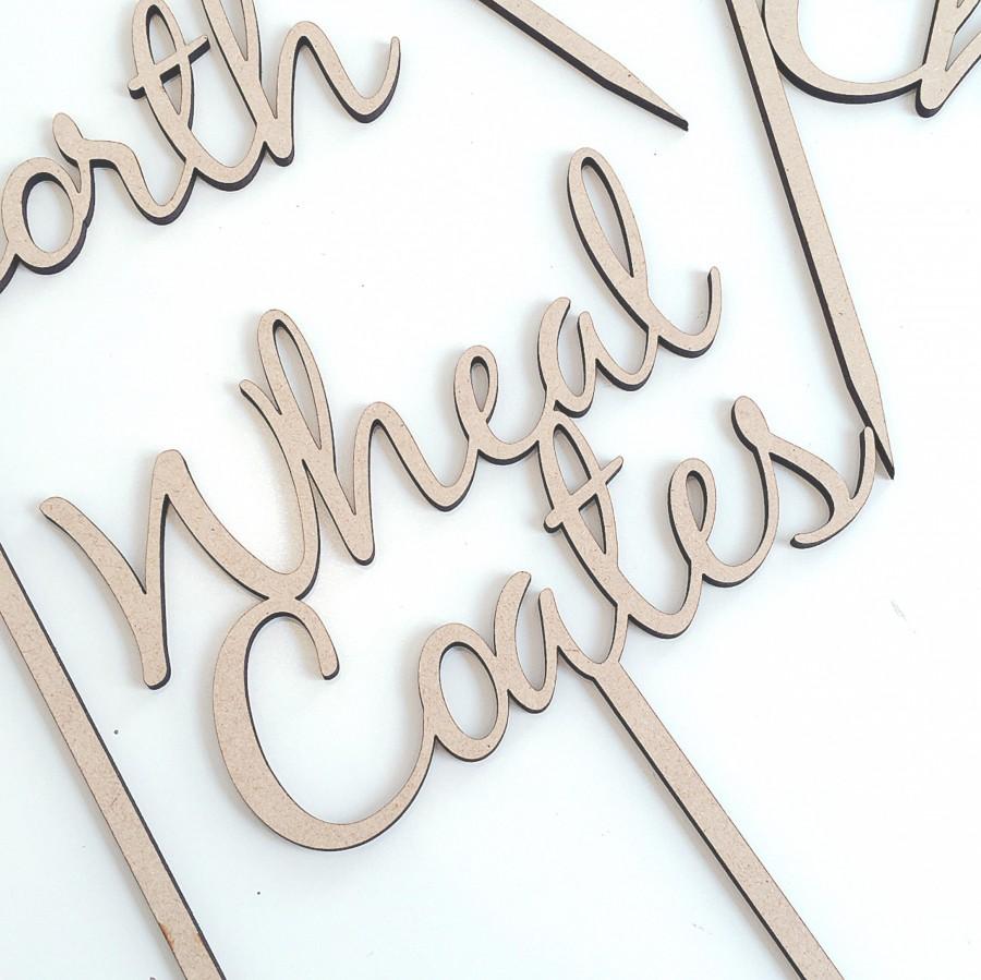 Wedding - Wedding Table Names, Custom Table Numbers, Wedding Centrepieces, Wooden Table Numbers, Luxury Rustic Destination Table Sign,Laser Cut Names,