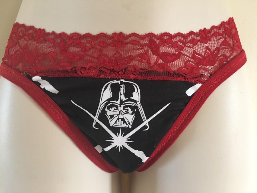 Hochzeit - Star Wars panties-the glowing  Darth Vader g-string