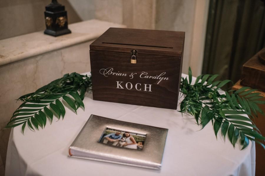 Wedding - Card Box with Lock 