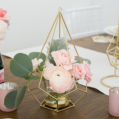 زفاف - Geometric Centerpiece Base - DIY Wedding - DIY Home Decor - Geometric Vase - Geometric Candle Holder - Bridal Shower - Wedding Tablescape
