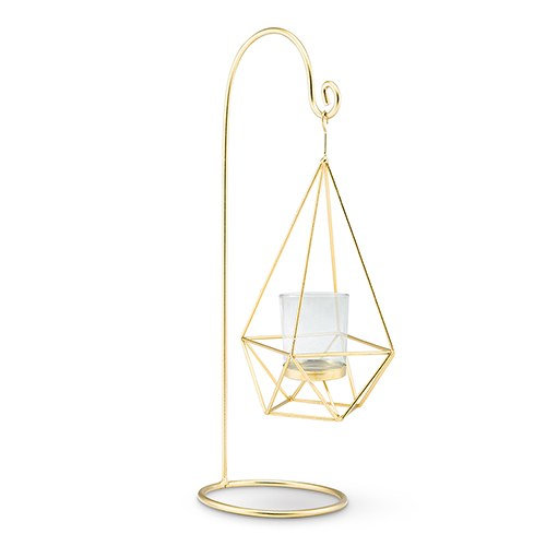 Свадьба - Hanging Geometric Centerpiece Base - DIY Wedding - DIY Home Decor - Geometric Candle Holder - Bridal Shower - Wedding Tablescape - Gold