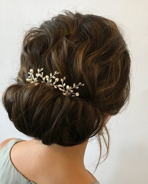 Mariage - Pearl Bridal hair comb, Wedding hair comb, Bridal Headpiece,bridal jewelry, Crystal Bridal Hair Piece, Bridal headpiece,Wedding Hair jewelry
