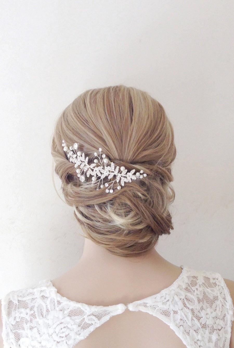 Hochzeit - Wedding hair piece,Bridal Headpiece, bridal hair comb,wedding hair comb,bridal hair pin, bridal hair pins, Bridal Hair Vine