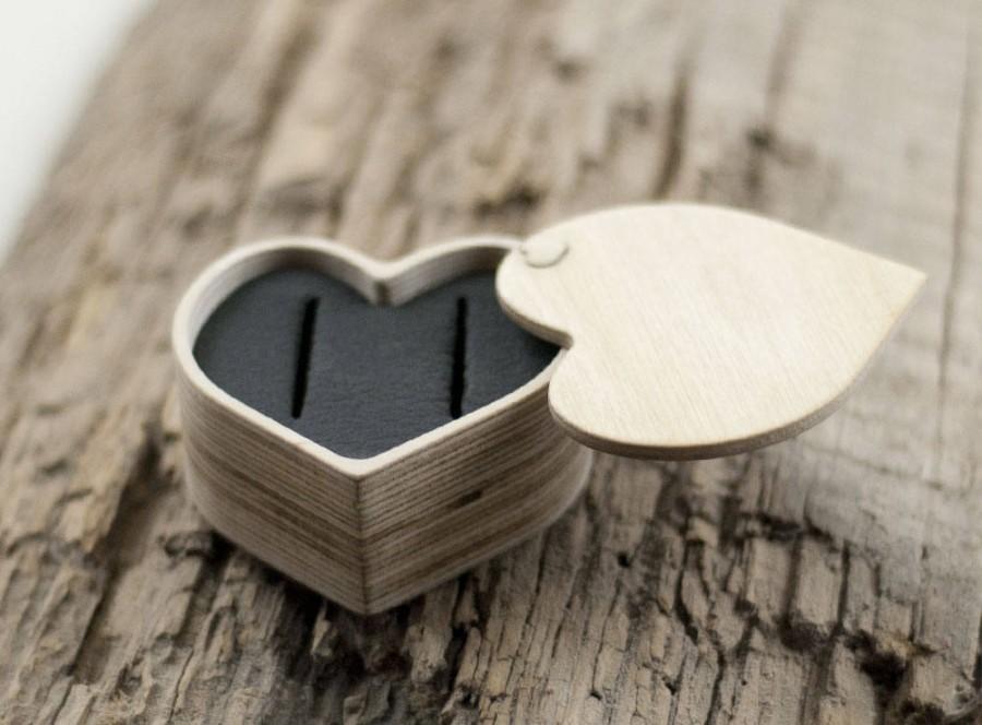 Hochzeit - Ring holder, Box, engagement ring box, Ring box, marriage proposal, wedding ring, box, ring holder, wooden ring  box, rustic