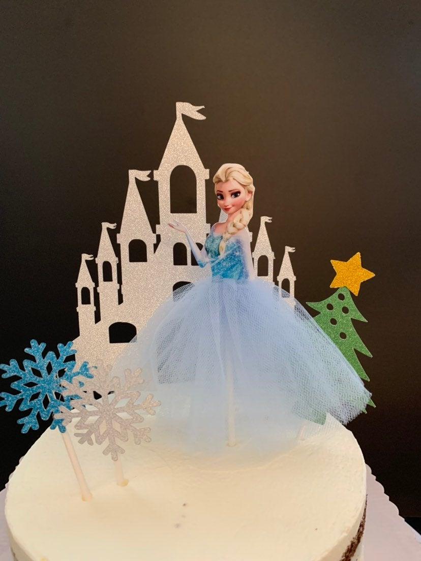 Mariage - Princess Cake Topper Set (Ariel, Sophia, Frozen, Elsa, Rapunzel, Anna )