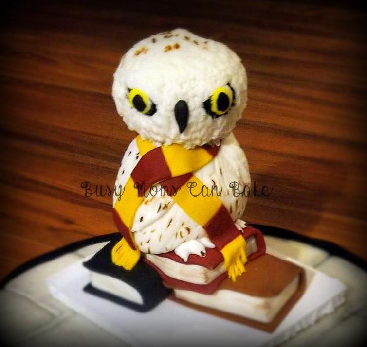 Hochzeit - Harry Potter "Hedwig" Fondant Cake Topper