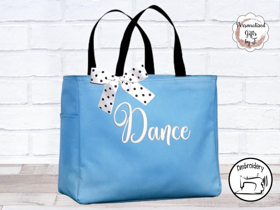 Hochzeit - Personalized Dance Bags Cheer Team Bag Cheerleading Ballet Tap Dance Bag