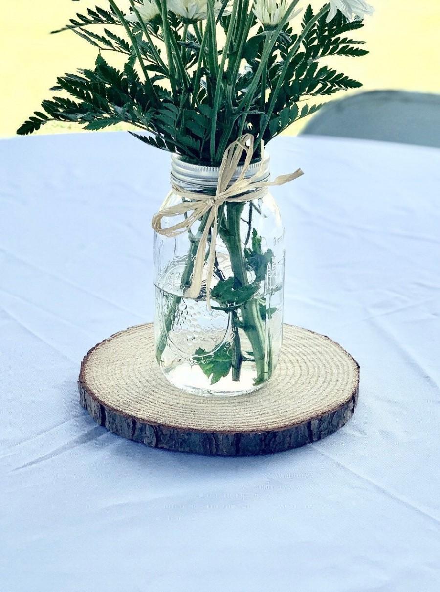 Mariage - Set of 10 - 8 inch rustic wood slices! Rustic wedding centerpieces, wood slices for tables, tree slices for rustic wedding event decor