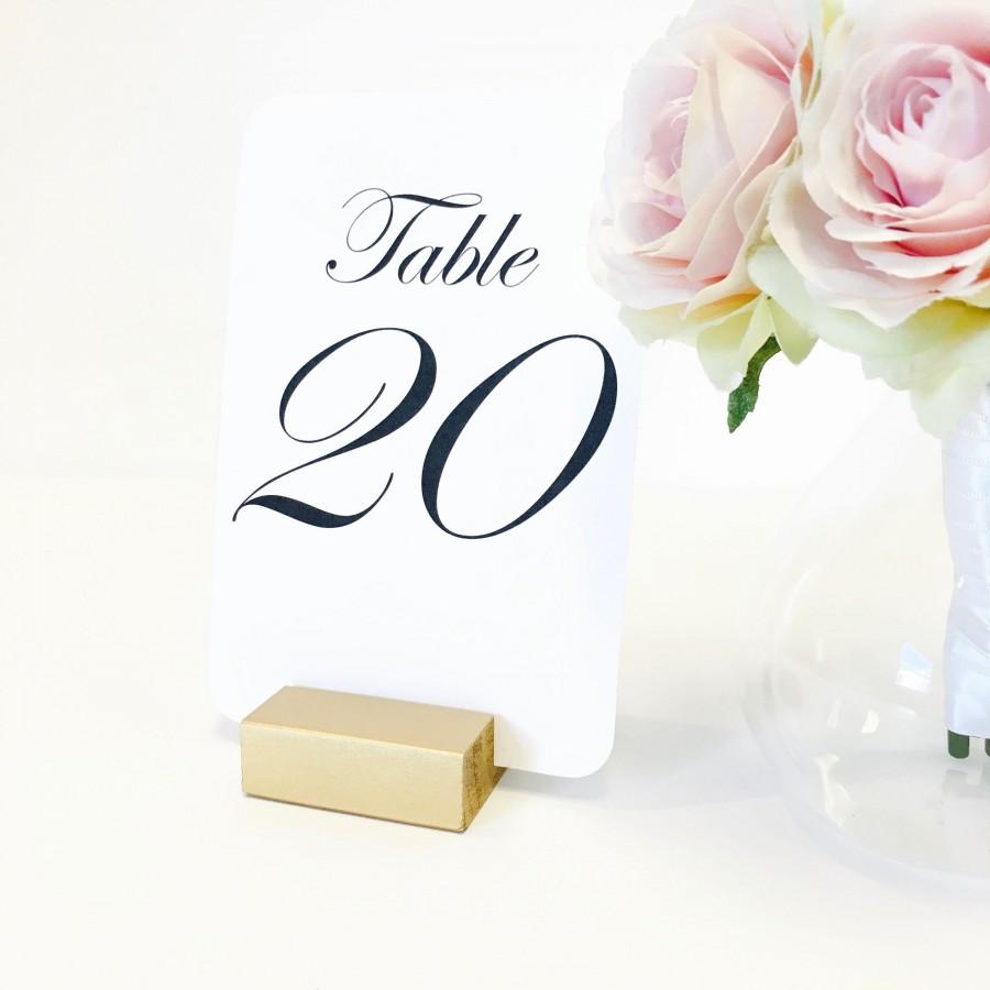 زفاف - Set of 25 Gold Wedding Table Card Holders Table Number Holders  for Restaurants, Weddings, Banquets by Gallery360Designs