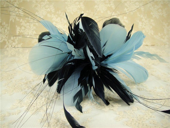 Hochzeit - Feather, Feather Mount, Millinery Feather, Millinery Feather Mount, Hat Trim, Feathers for Millinery, Fascinators & Crafts, 1 Piece