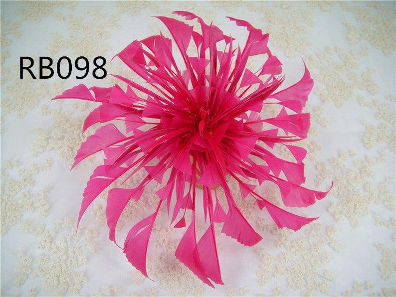 Свадьба - Feather Flower, Millinery Feather, Millinery Feather Flower, Hat Trimming, Feathers for Millinery, Fascinators & Crafts, 1 Piece