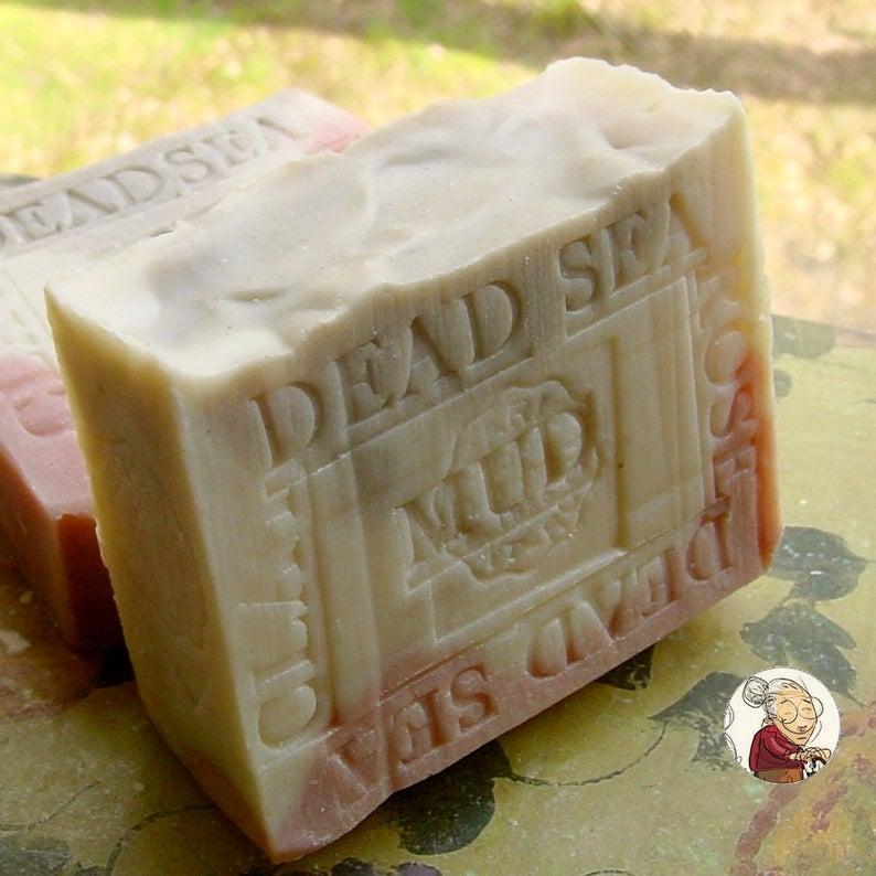 زفاف - French Lavender Soap With Dead Sea Mud and French Rose Clay , A Holiday Favorite Great Year Round