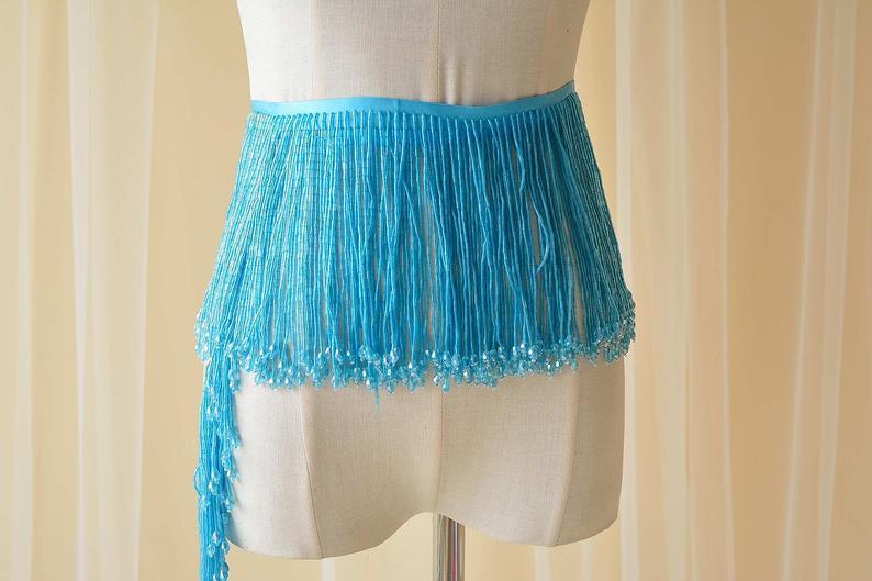 Свадьба - Dangling Fringe trim,Beaded Fringe Trim,Heavy Bead Trimming for Dance Costumes ,Party Dress Sold by 1 yard