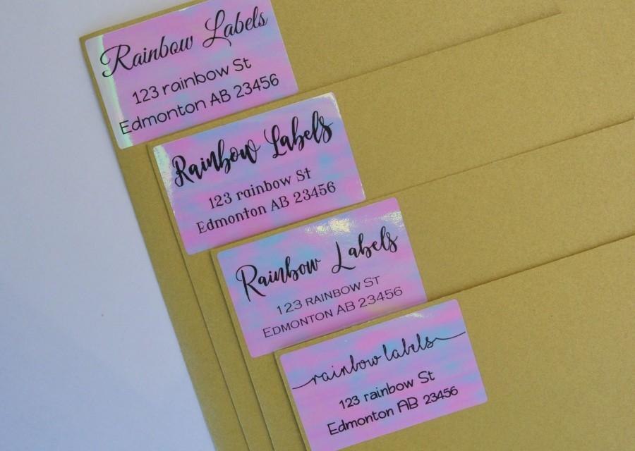 Wedding - Return address label, Wedding address labels, PinkPoly return address labels, family return address, Personalized address, Custom address