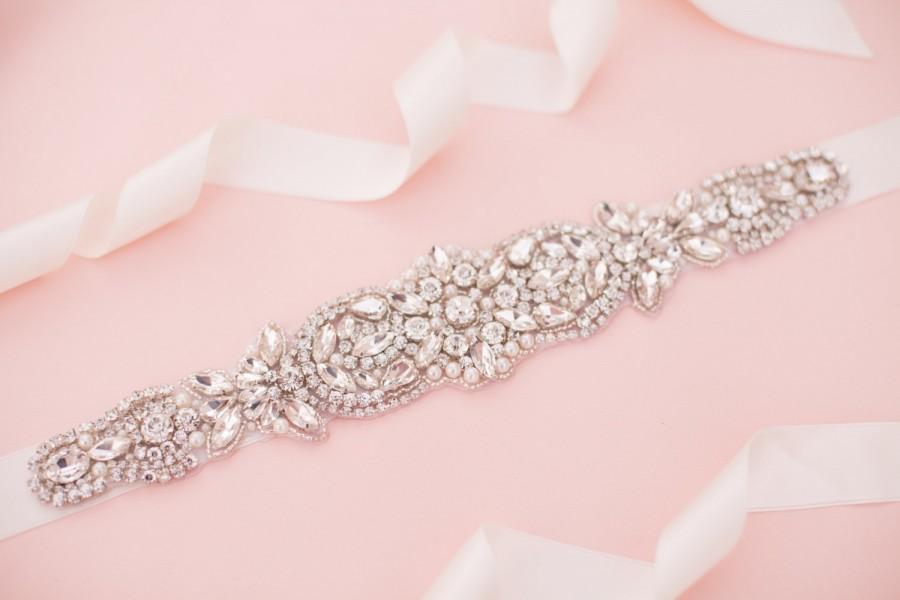 Hochzeit - Bridal sash - rhinestone sash - crystal sash - wedding sash - bridal belt - wedding belt - rhinestone bridal belt - bridal sashes and belts