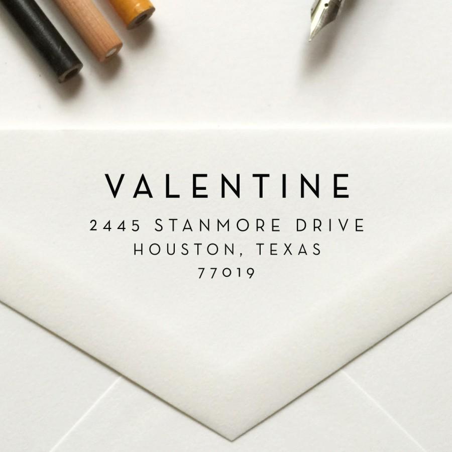Wedding - Stamp, Return Address Stamp, Custom Self Inking / Rubber Stamp, Housewarming, Wedding, Save the Date - No. 78