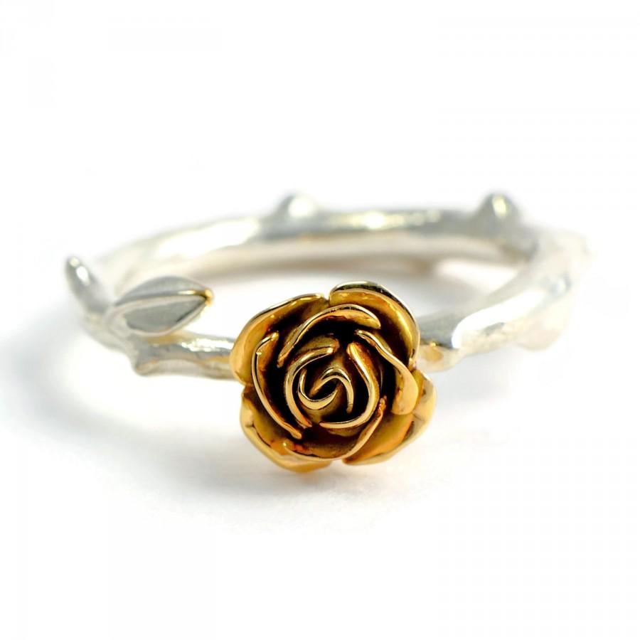 Hochzeit - 9ct Fairtrade gold rose ring