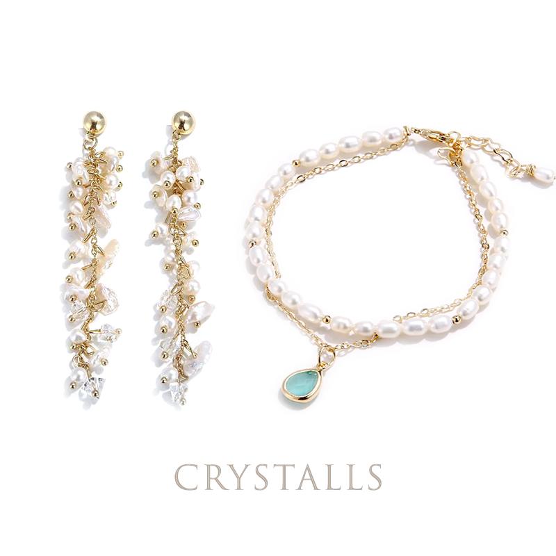 زفاف - Pearl Jewelry Set
