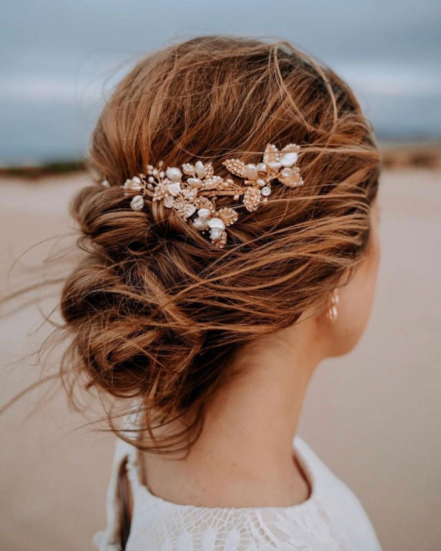 Bridal Crystal & Pearl Wedding Proms Hair Vine Comb Headband Pin Headpiece 