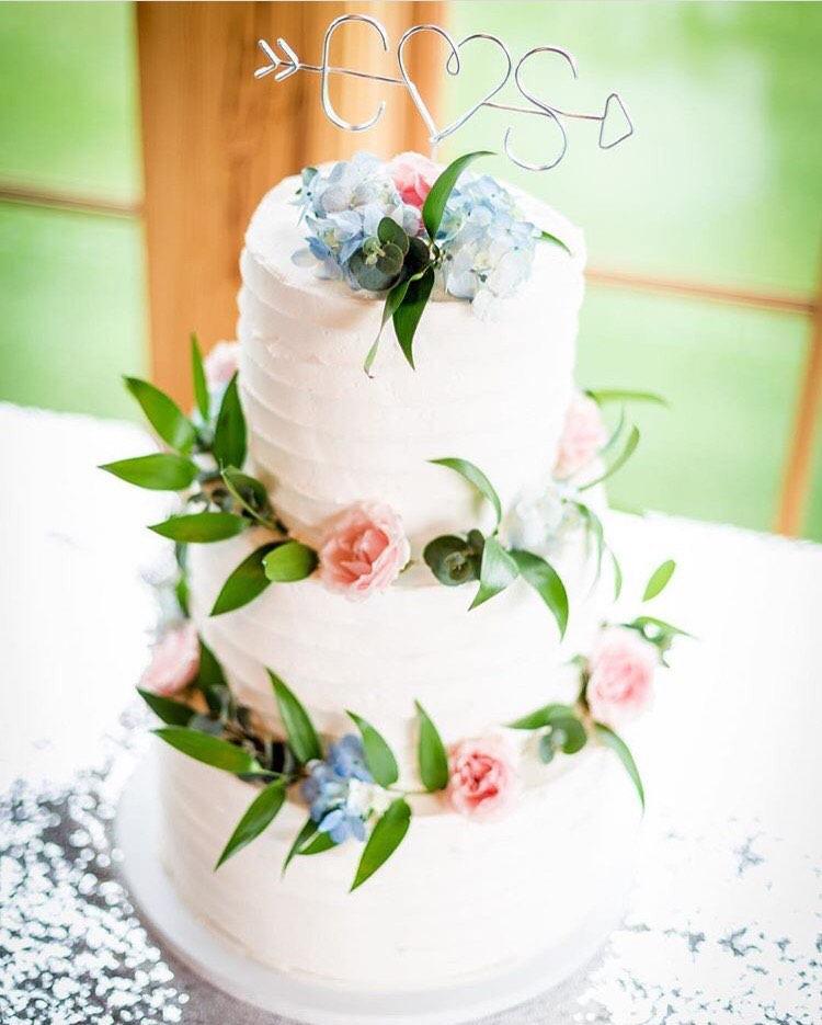 زفاف - Personalized Cake Topper, Wire cake topper, Custom Cake Topper, Arrow cake topper, Initials Cake Topper,Heart cake topper,rustic cake topper