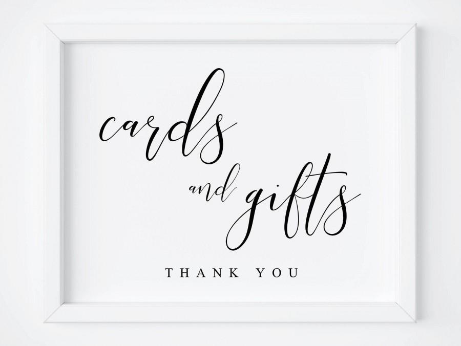 Mariage - Cards and Gifts Sign-Wedding Signs-Wedding Cards Sign-Card Table Sign-Wedding Printables-Gift Table Sign-Wedding Decor-Cards and Gifts Print