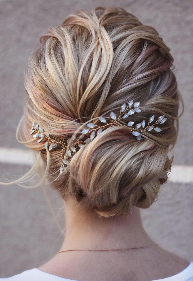 Hochzeit - Bridal hair vine  Bridal hair accessories Blue Opal Bridal hair vine Wedding hair piece Wedding hair Accessories Wedding hair vine