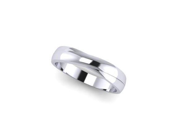 Wedding - Mens Wedding band made in your choice of 14k solid white, yellow, or rose gold