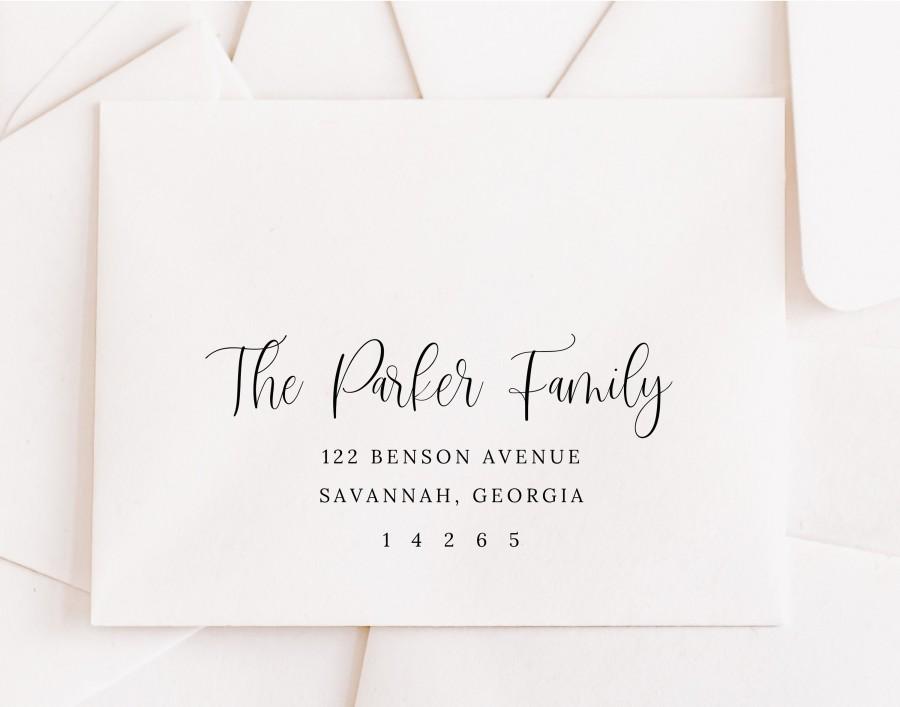 Wedding - Printable Envelope Template 