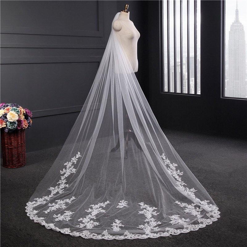 زفاف - Cathedral Wedding Veil,Lace Veil,Wedding Veil,One Layer cathedral Veil,Long Lace Veil,Ivoryr Veil,bridal veil,decorative veil(VL05)
