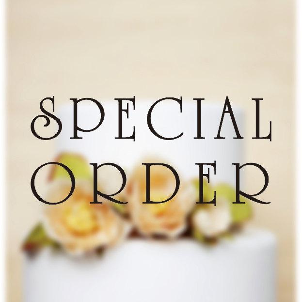 Mariage - SPECIAL ORDER