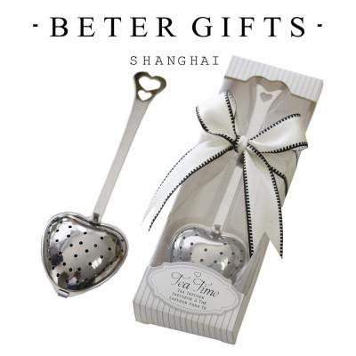 Hochzeit - #beterwedding Door Gifts Green Tea Bridal Shower Heart Tea Infuser WJ035
