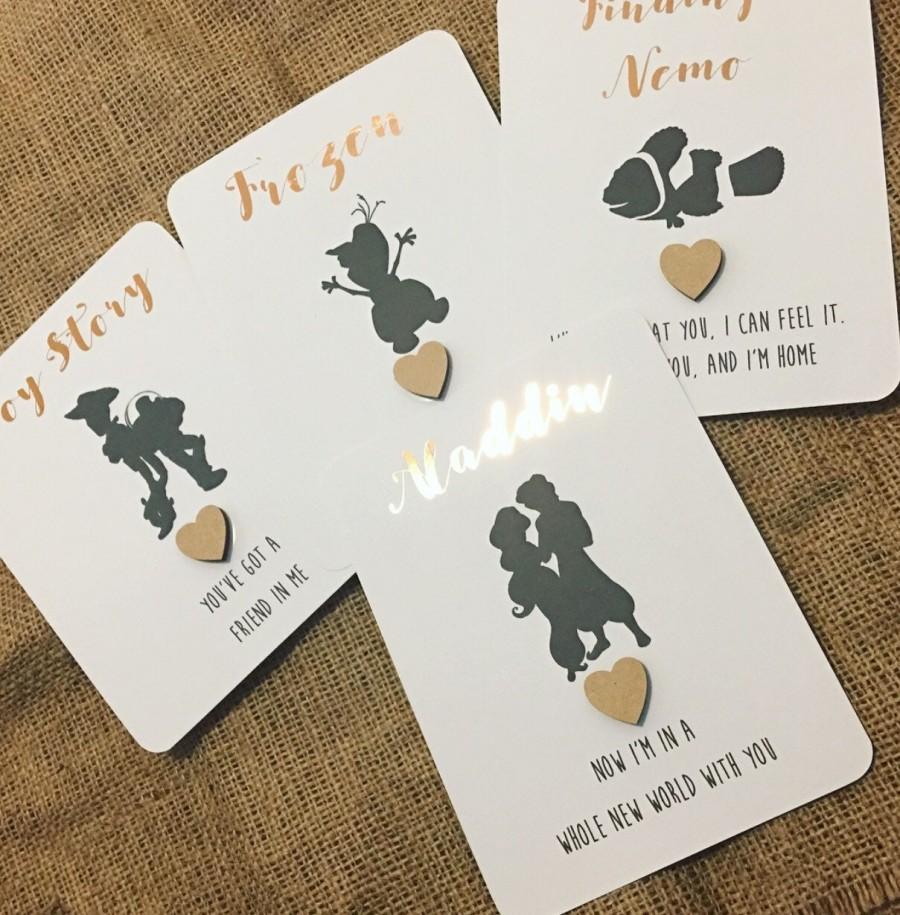Wedding - Disney Movie theme table numbers table cards