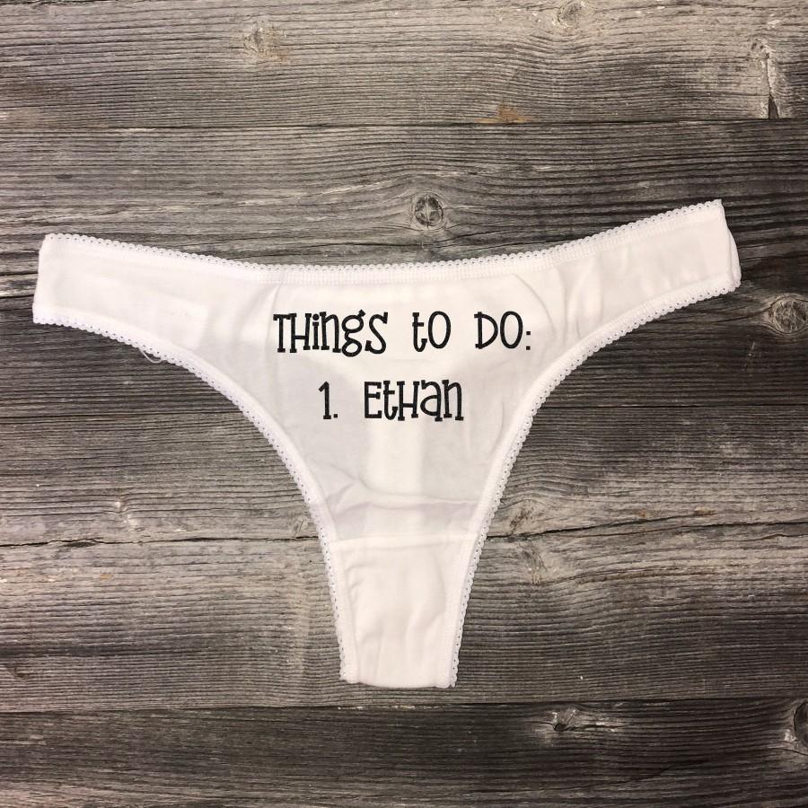 Hochzeit - Things To Do Thong
