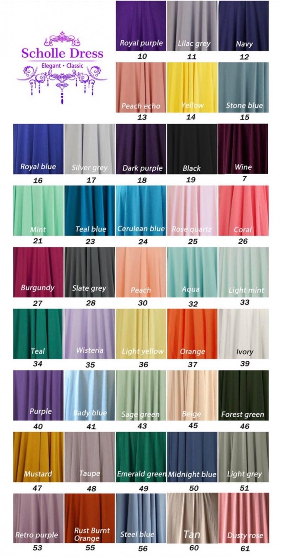 Mariage - Bridesmaids dress infinity dress Color sample：Buy 1 get 4 swatches