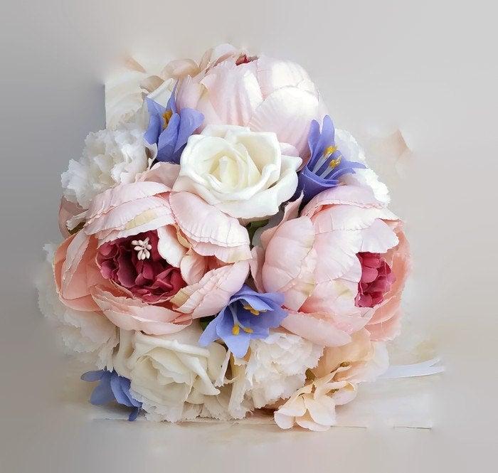 زفاف - Peony bridal bouquet, wedding bouquet, alternative bouquet