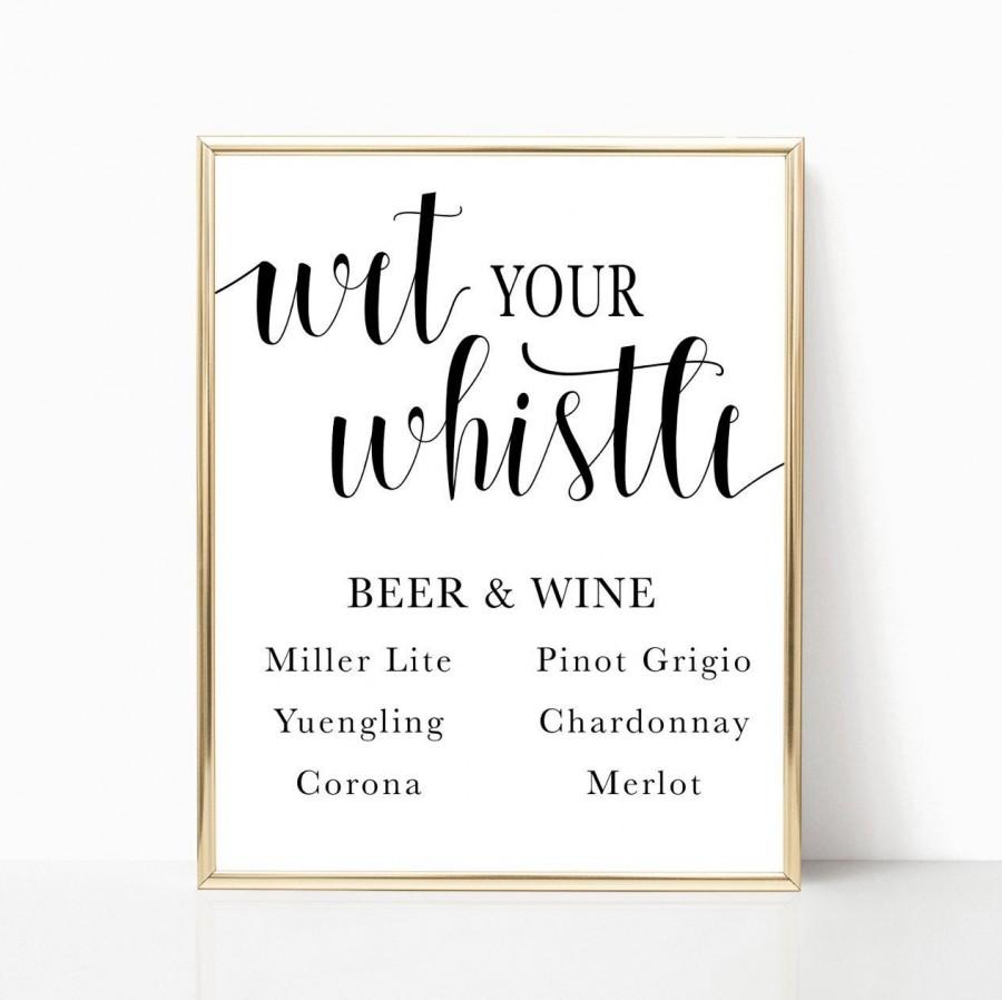 Hochzeit - Wedding Bar Sign 