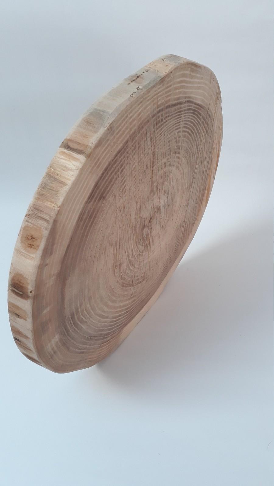 Hochzeit - Large slice of elm wood for decoration and much more
