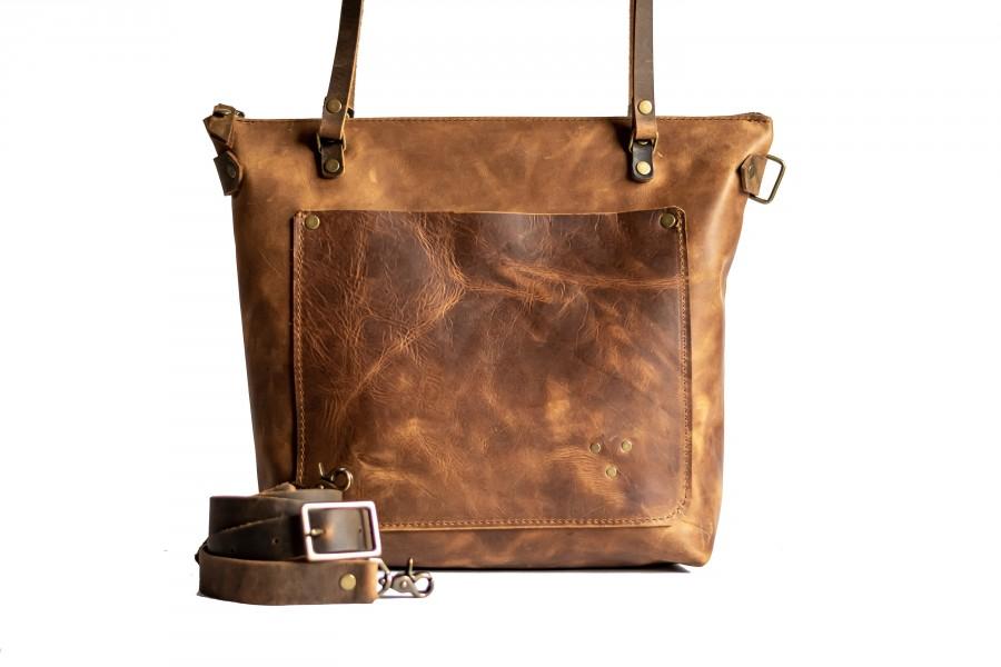 زفاف - Limited Edition Leather Tote Bag 