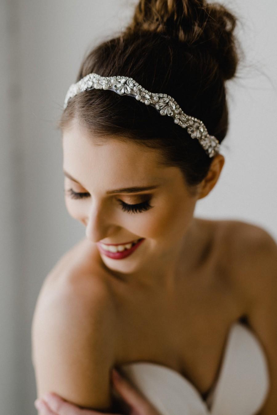 Mariage - Pearl Bridal Headband 