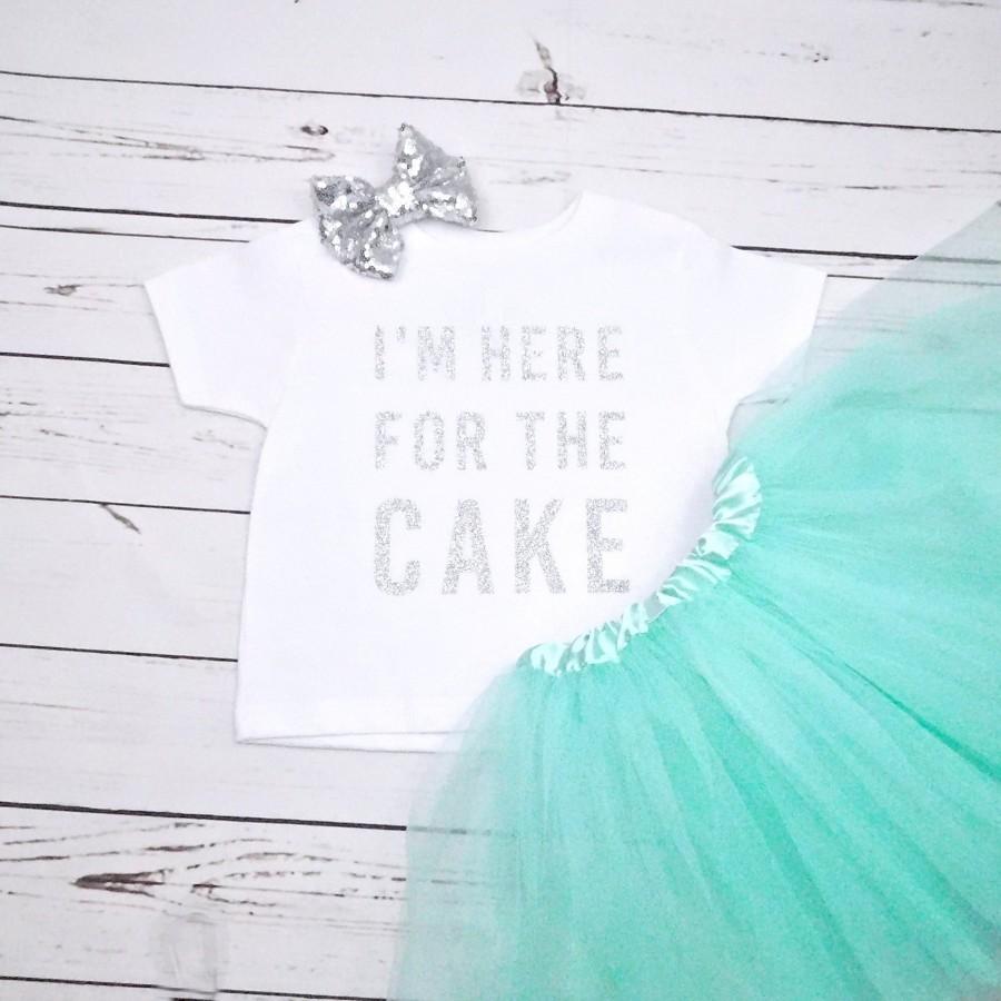 Свадьба - I'm Here For the Cake, Flower Girl Shirt, Cute Glitter Flower Girl Shirt, Rehearsal Dinner Flower Girl Shirt, Custom Flower Girl Shirt