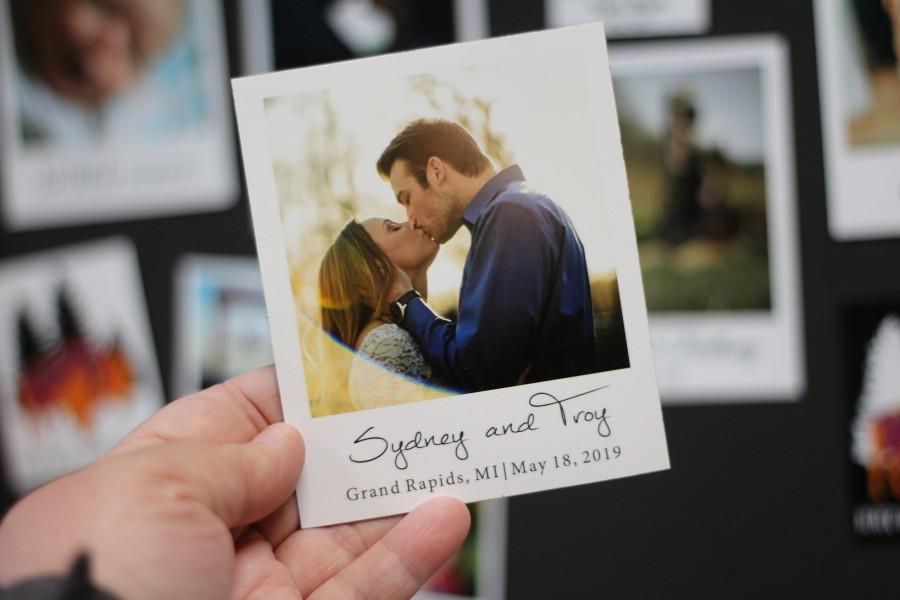 Mariage - Photo Magnets for Save the Dates, Wedding Magnets, Favors, Birthdays, 2" x 2.25" Size