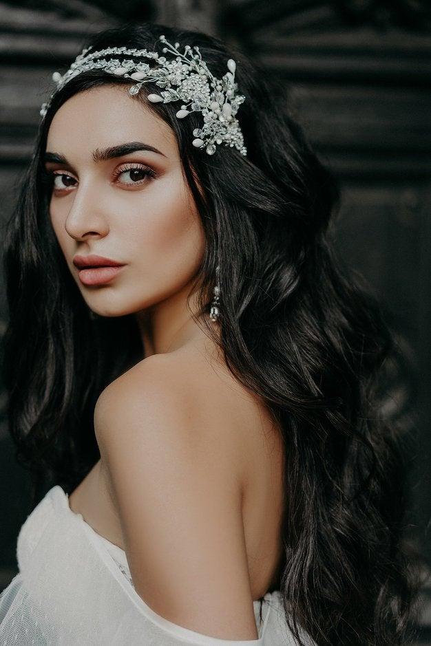 زفاف - Wedding Headband, Jewelry Set Crystal, Bridal Tiara