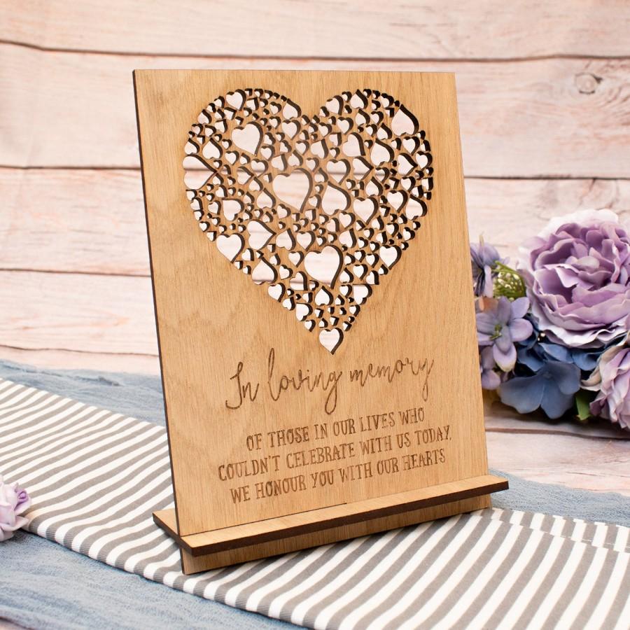 Mariage - Wedding Memory Table Sign Memorial Table Sign Wedding Remembrance In Memory Of Wedding Memory Table Sign Loved Ones In Heaven