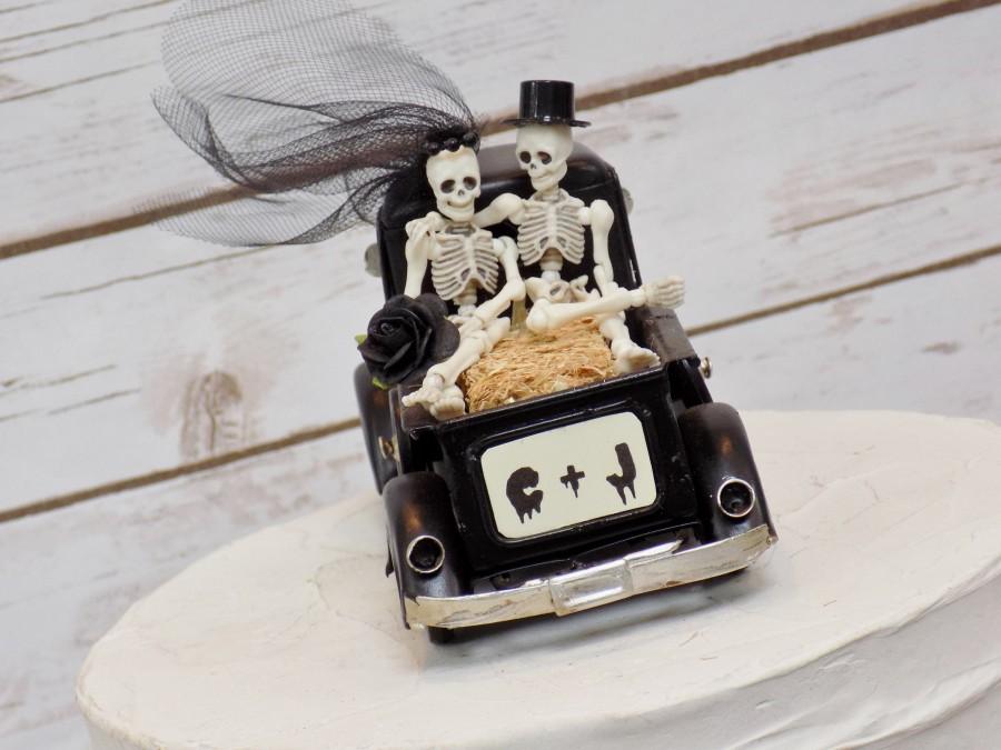 زفاف - Skeleton Wedding Cake Topper 